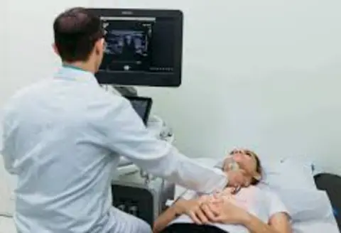 Ultrassonografia de tireoide.